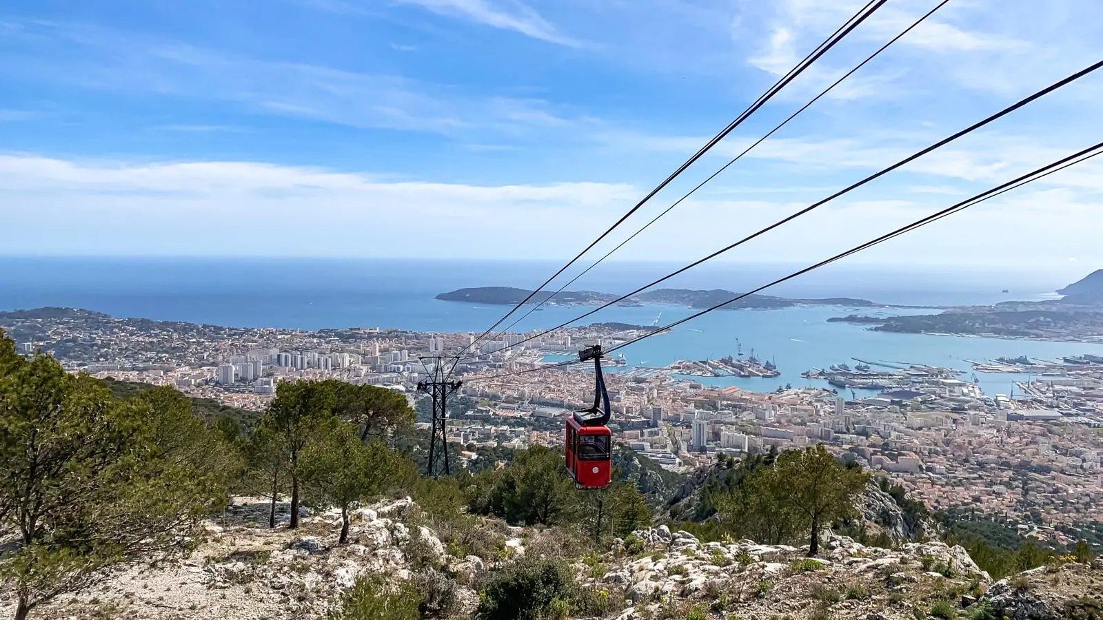 Ville de Toulon - Notre étude visible depuis le Mont Faron